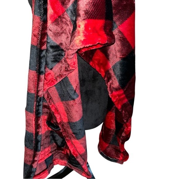 Wearable Hooded Throw Blanket Cheetah Animal Wrap Soft & Cozy Shawl Throw OS New - Picture 15 of 15